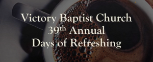 39th Annual Days of Refreshing Friday Morning